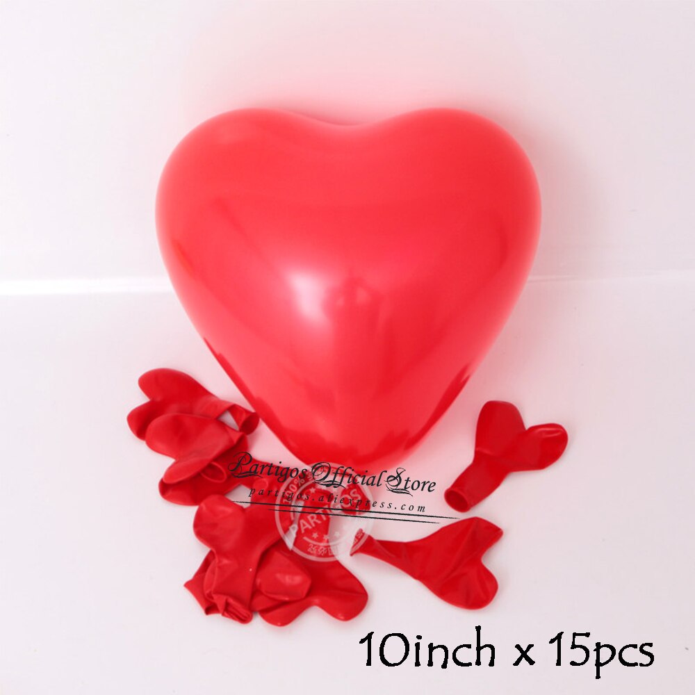 Pcs Love Letter Foil Balloons Red Heart Globos Confetti Chrome Metal Ballons Kit Set Valentines Day Gifts Wedding Decors 