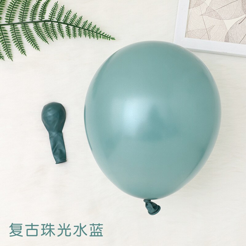 pcs inch Retro Pink Green Blush Latex Balloons Wedding Birthday Party Decoration Kids Toy Air balloons Baby Shower 