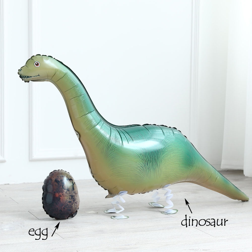 Large 4D Walking Dinosaur Balloons Jurassic Dinosaur Party Supplies Kids Birthdays Decorations Jungle Dragon Foil Globos Toys PartyDecorHQ