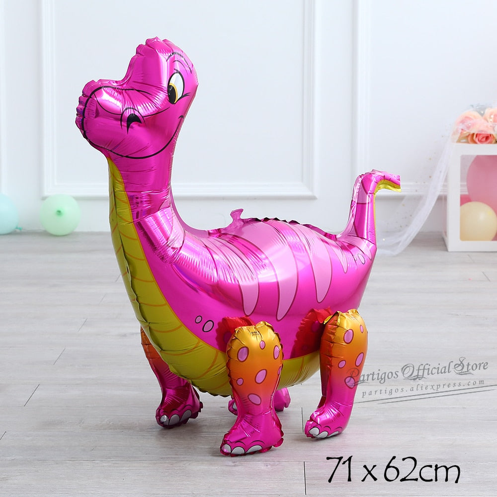 Large 4D Walking Dinosaur Balloons Jurassic Dinosaur Party Supplies Kids Birthdays Decorations Jungle Dragon Foil Globos Toys PartyDecorHQ