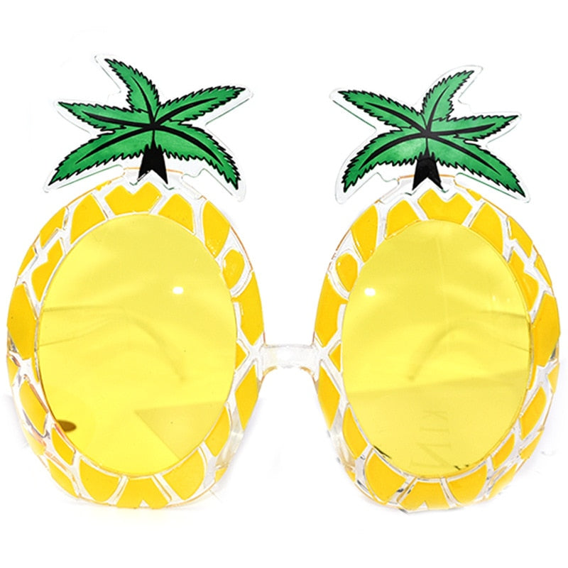 pc Hawaii Tropical Party Sunglasses Flamingo Hawaiian Luau Pool Beach Decoration Supplies Funny Shark Glasses Photo Props 