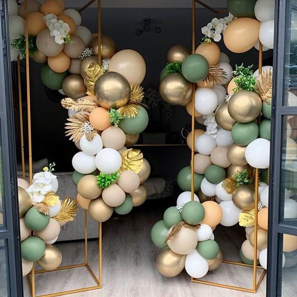 97pcs Retro Green Skin Balloons Garland Arch Metallic Gold Globos Birthday Wedding Anniversary Party Decorations Baby Shower PartyDecorHQ