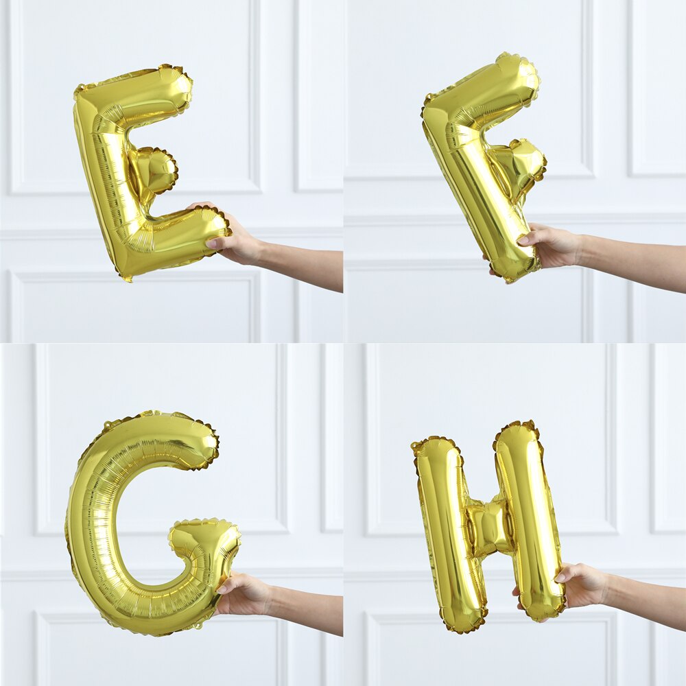 pcs inch English letters foil balloons alphabet A-Z birthday party decoration Bulk sale 