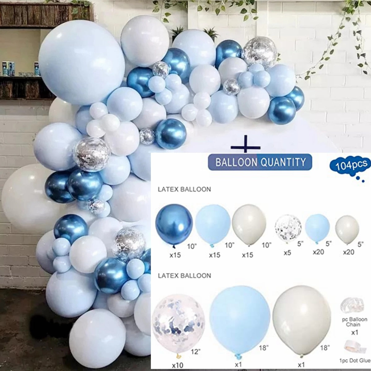 Balloon Garland Arch Kit Wedding Birthday Balloons Decoration Party Baby Shower Decor Ballon Baloon Accessories Inflatable Decorations