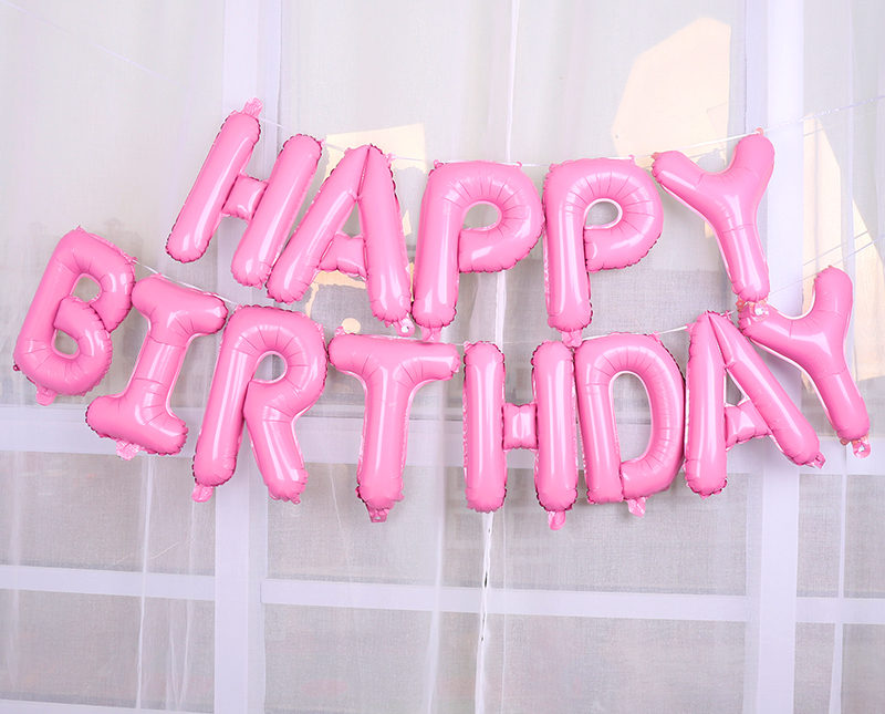 inch Letters HAPPY BIRTHDAY Foil Balloons Happy Birthday Party Decoration Kids Alphabet Air Baby Shower Supplies 