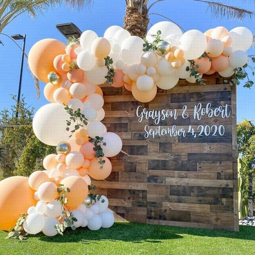 PCS Blush White Balloons Garland Arch Kit Latex Balloon Girls Birthday Wedding Bridal Shower Backdrop Party Decoration Inflatable Decorations