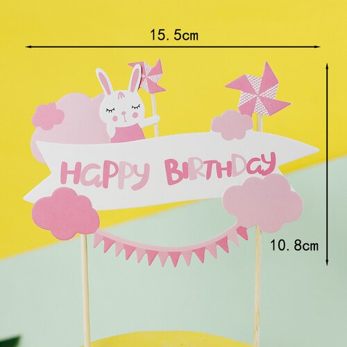 Safari Animals Cake Topper Decoration Happy Birthday Set Jungle Kids Lion Doll 