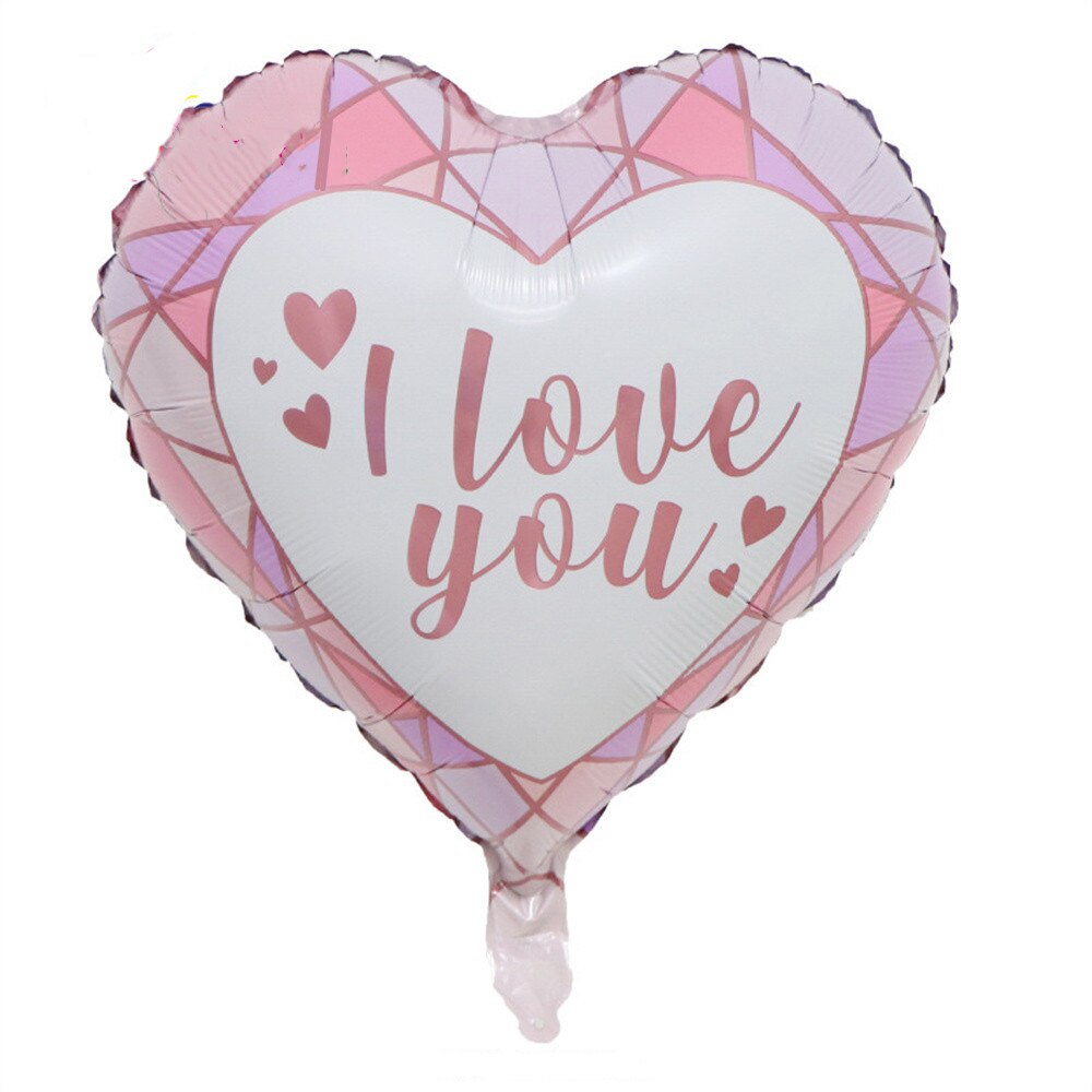 Pcs Inch Love Heart Balloons Wedding Valentines Days Helium Foil Globos Engagement Party Decorations Gifts 