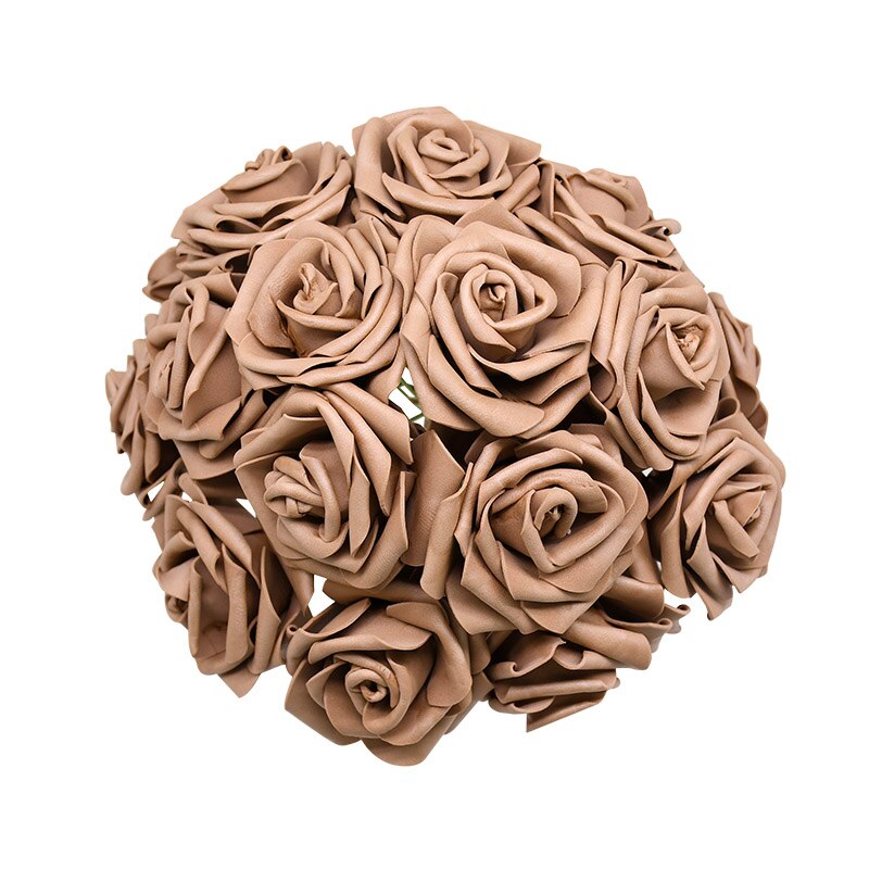 pcs cm Artificial Foam Rose Flower Wedding Decoration Bridal Bouquet DIY Wreath Craft Home Garden Decor Fake Floral 