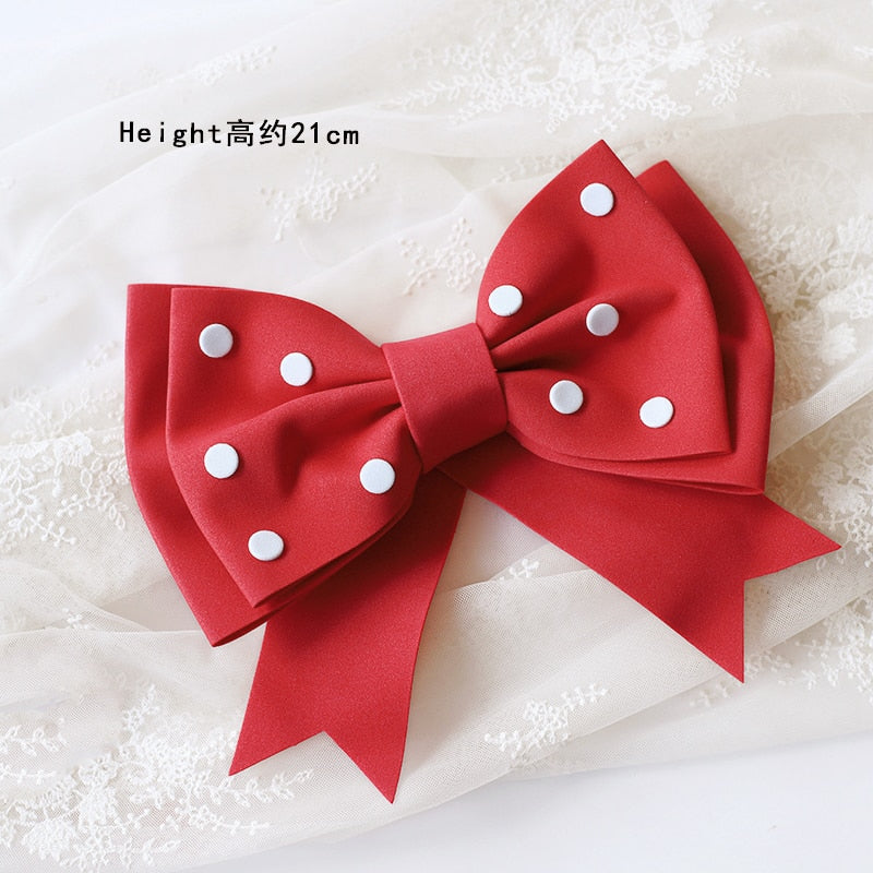 Valentine's Day Wedding Party Bear Red Bow Heart Cake Topper Decorations Love Pink Pearl Card Luminous Decor Doll Gifts 