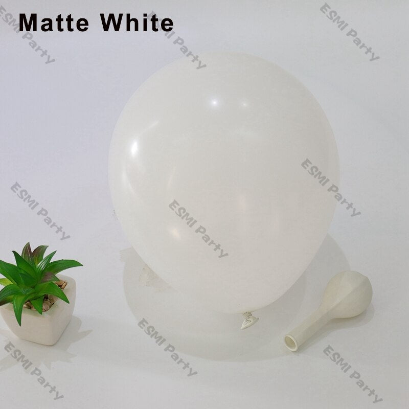 pcs Avocado Green Nude Balloon Garland DIY Birthday Party Decoration Matte White Metallic Gold Ballon Arch Kit Wedding Decor Inflatable Decorations