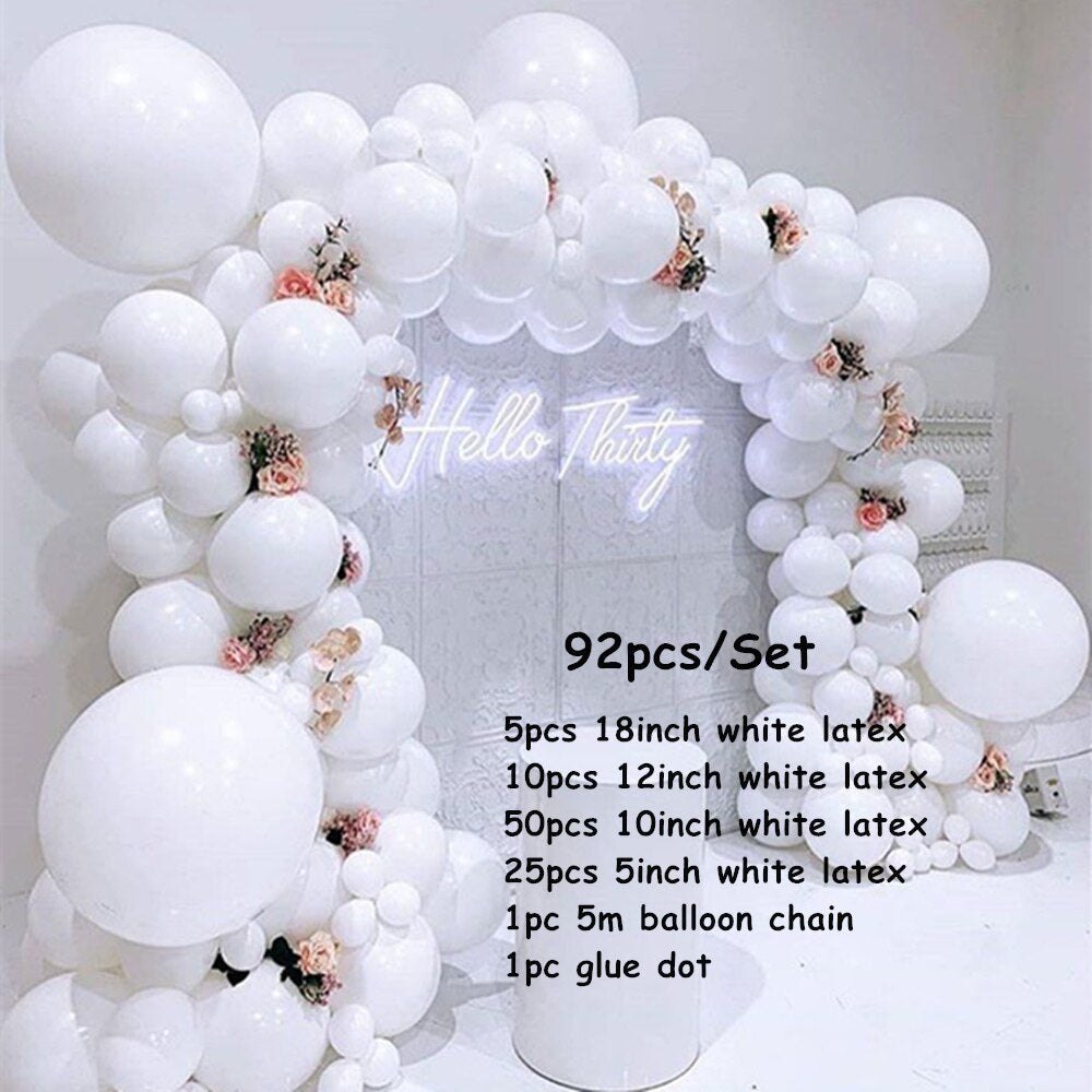 pcs Blue Pink Purple Balloon Garland Arch Kit Butterfly Sticker Wedding Decoration Birthday Party Decor Baby Shower Globos Inflatable Decorations