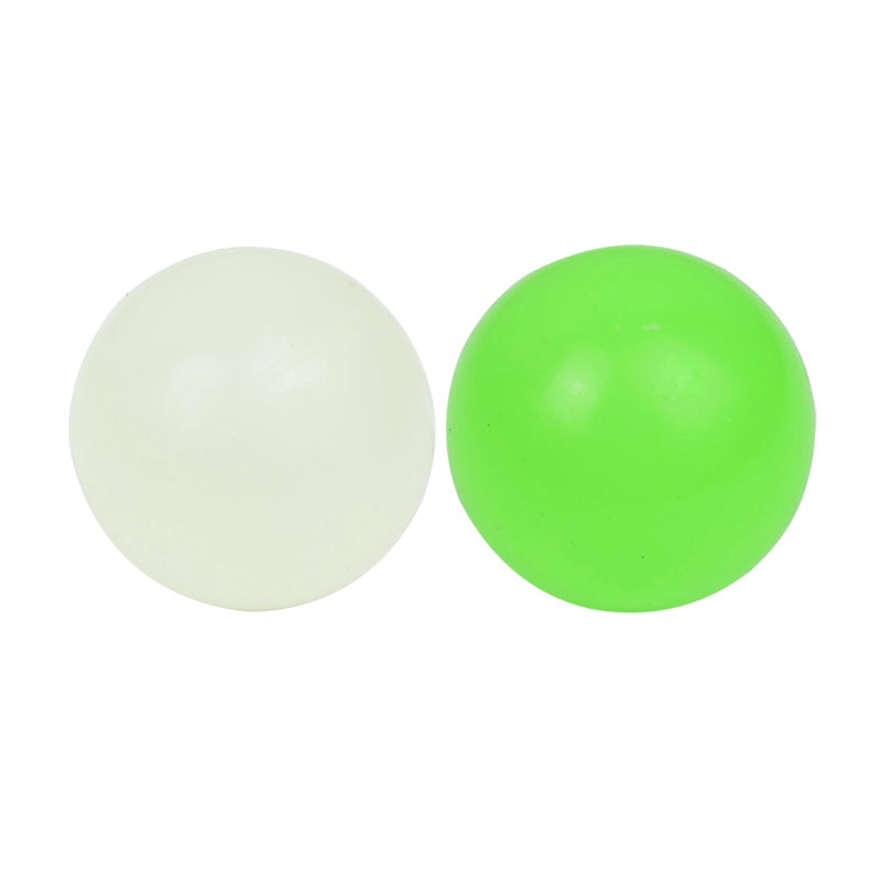 cm Luminous Balls High Bounce Glowing Stress Ball Sticky Wall Home Party Decoration Kids Gift Anxiety Toy Glow Dark 