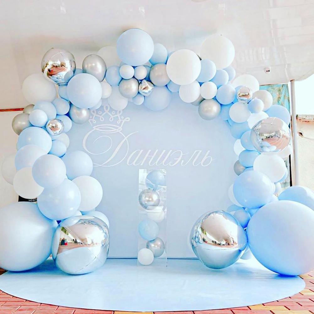 pcs Macaron Balloon Garland Birthday Party Decor Kids Baby Shower Ballon Arch Wedding Globos Oh Wood Wall Sticker Inflatable Decorations