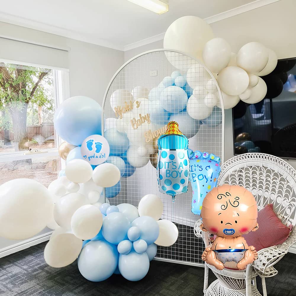 Balloon Birthday Party Decorations Kids Boy Girl Baby Shower Blue Pink Balloons Arch Gender Reveal Supplies 