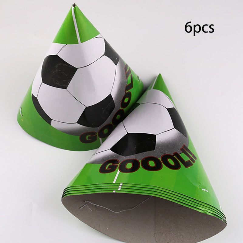 Football Balloons Birthday Party Decorations Foil Globos Kids Boy Cup Number Balloon Ball Soccer Sports Supplies 