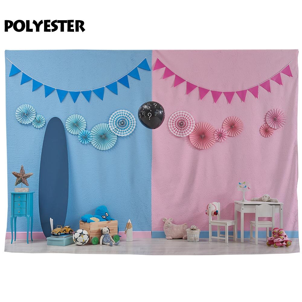 photography backdrop pink blue disclosure newborn desk toys flags photo background photographer photozone photocall 