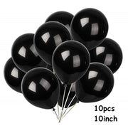 10pcs 10inch black