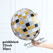 gold black disco