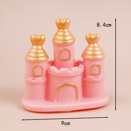 Castles Clouds Rainbows Boy Girl Blue Cake Topper Angel Happy Birthday Decoration Crown Children's Day Party Supplies 