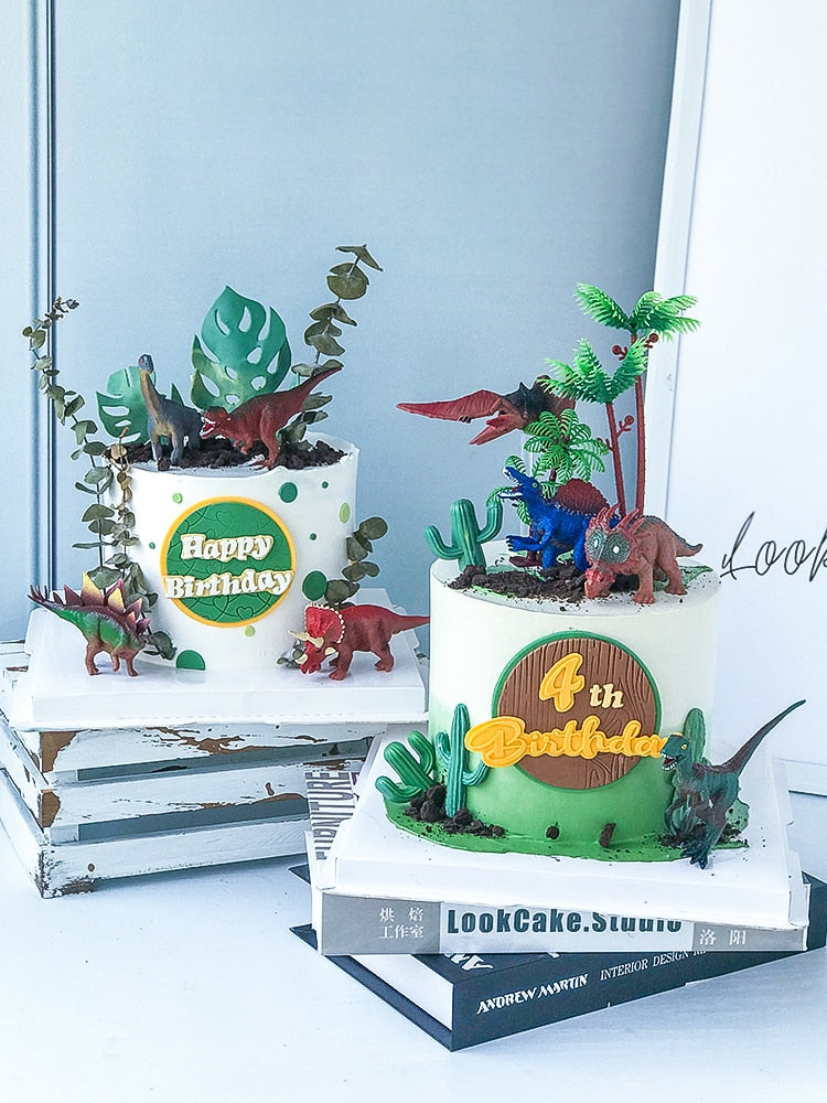 Dinosaur Theme Party Dinosaur Birthday Cake Topper Jungle Safari Party Decor Boy Dinosaur Cake Decor Jurassic World Party Decor PartyDecorHQ