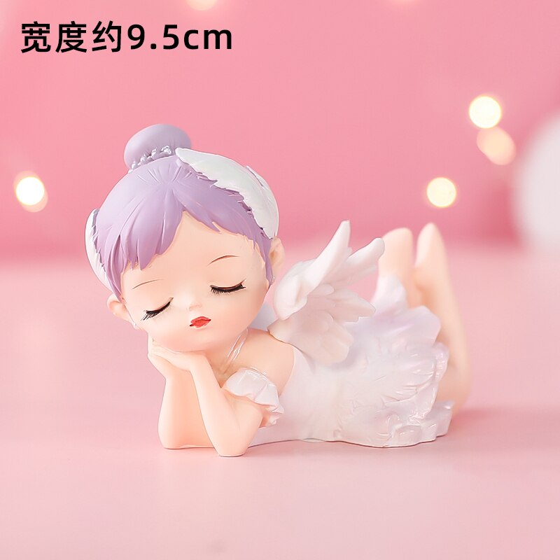 Cute Angel Wing Feather Cake Topper Baby Shower Kids Birthday Party Decor Supplies Wedding Dessert Decoration Tools 