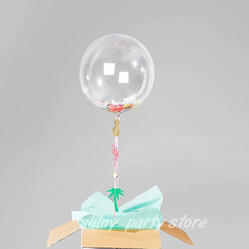 inch Super Transparent Bobo Balloon Wedding Room Decoration Birthday Party Valentine's Day Proposal Decor Supplies 