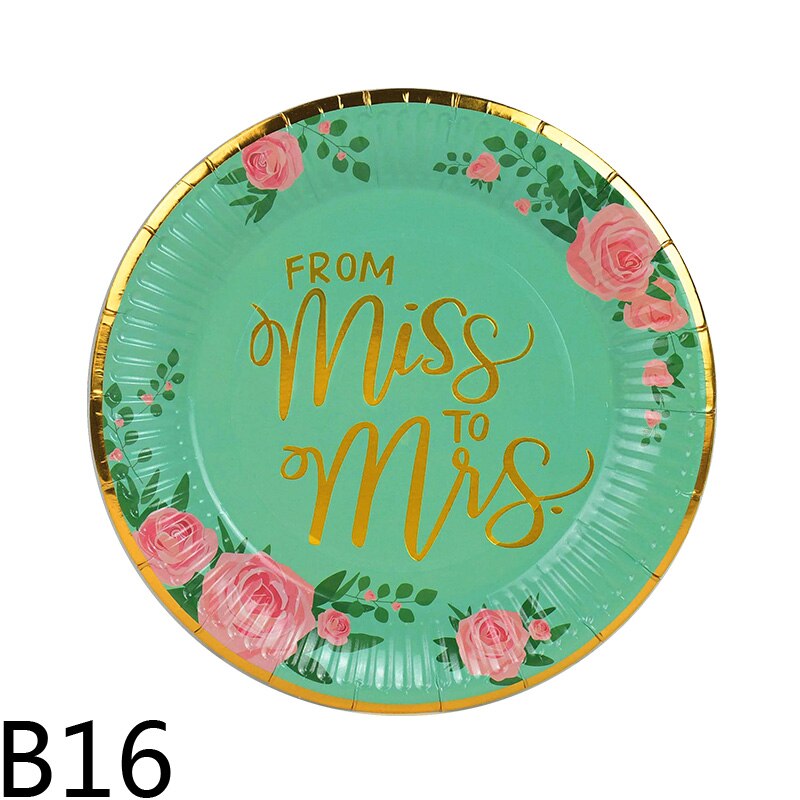 pcs/lot inch Disposable Plates Party Paper Happy Birthday Baby Shower Wedding Tableware Banquet Decor Supplies 