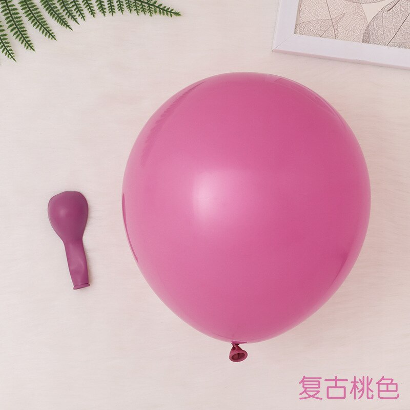 pcs inch Retro Pink Green Blush Latex Balloons Wedding Birthday Party Decoration Kids Toy Air balloons Baby Shower 