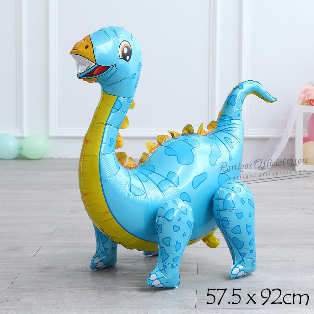 Large 4D Walking Dinosaur Balloons Jurassic Dinosaur Party Supplies Kids Birthdays Decorations Jungle Dragon Foil Globos Toys PartyDecorHQ