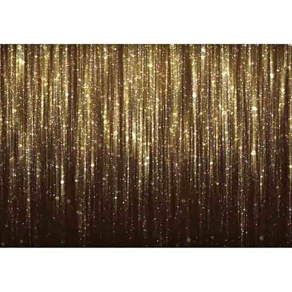 Gold Twinkly Fringe Foil Backdrop Glitter Shine Wedding Decoration Birthday Bachelor Party Photophone Background 