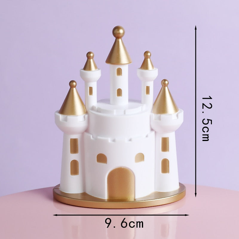 Prince Princess Wedding Cake Topper Resin Cartoon Toy Ornaments Decoration Girl Birthday Party Baking Cakes Exquisite Gifts 