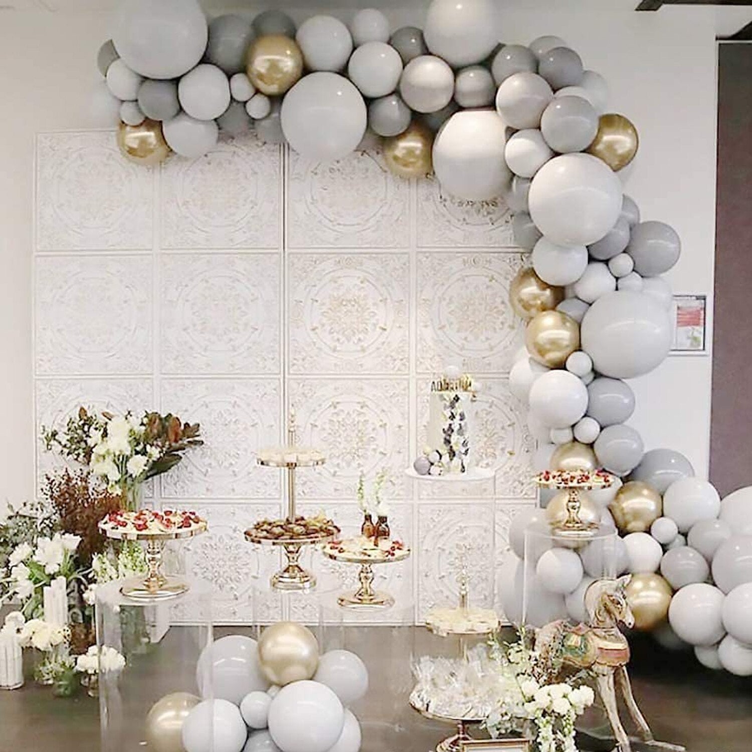 PCS Off-white Engagement Wedding Party Decoration Supplies Latex Balloons Arch Kit Baby Shower Gorgeous Bridal Inflatable Decorations