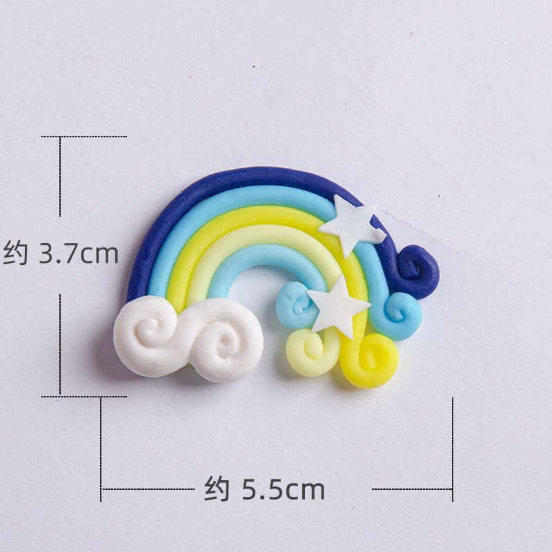 Mini Cute Rainbow Cake Topper Unicorn Brithday Party Supplies Gift Rainbow Cake Topper Decor 1st Girl Birthday Cake Decor PartyDecorHQ