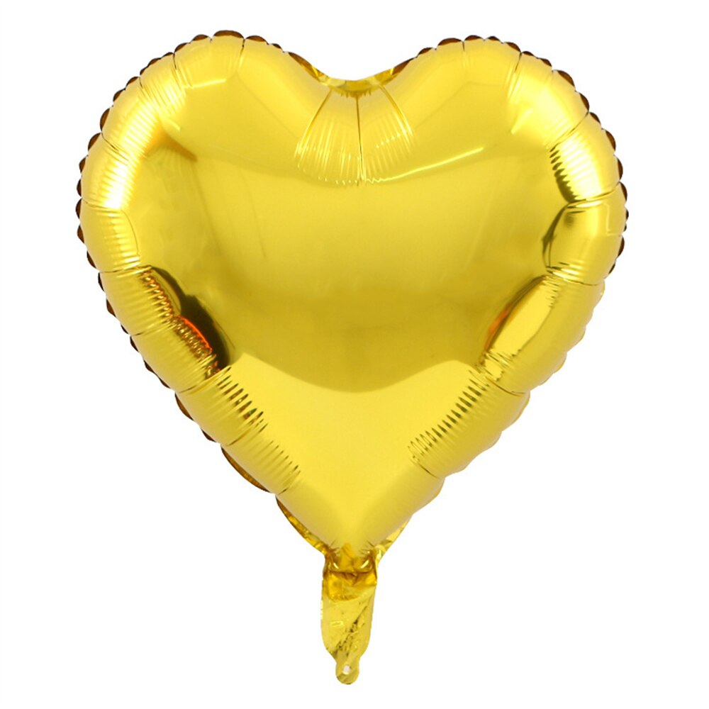 pcs inch Red Rose Gold Heart Foil Helium Balloons Wedding Valentine's Day Decor Baby Shower Birthday Party Love BalonDecor 