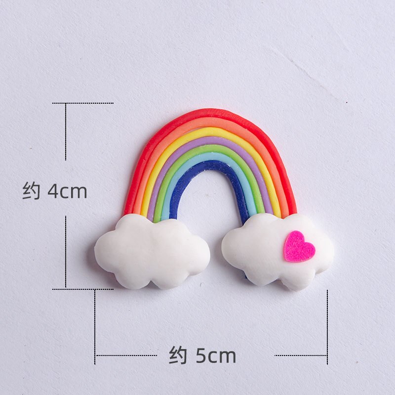 Mini Cute Rainbow Cake Topper Unicorn Brithday Party Supplies Gift Rainbow Cake Topper Decor 1st Girl Birthday Cake Decor PartyDecorHQ