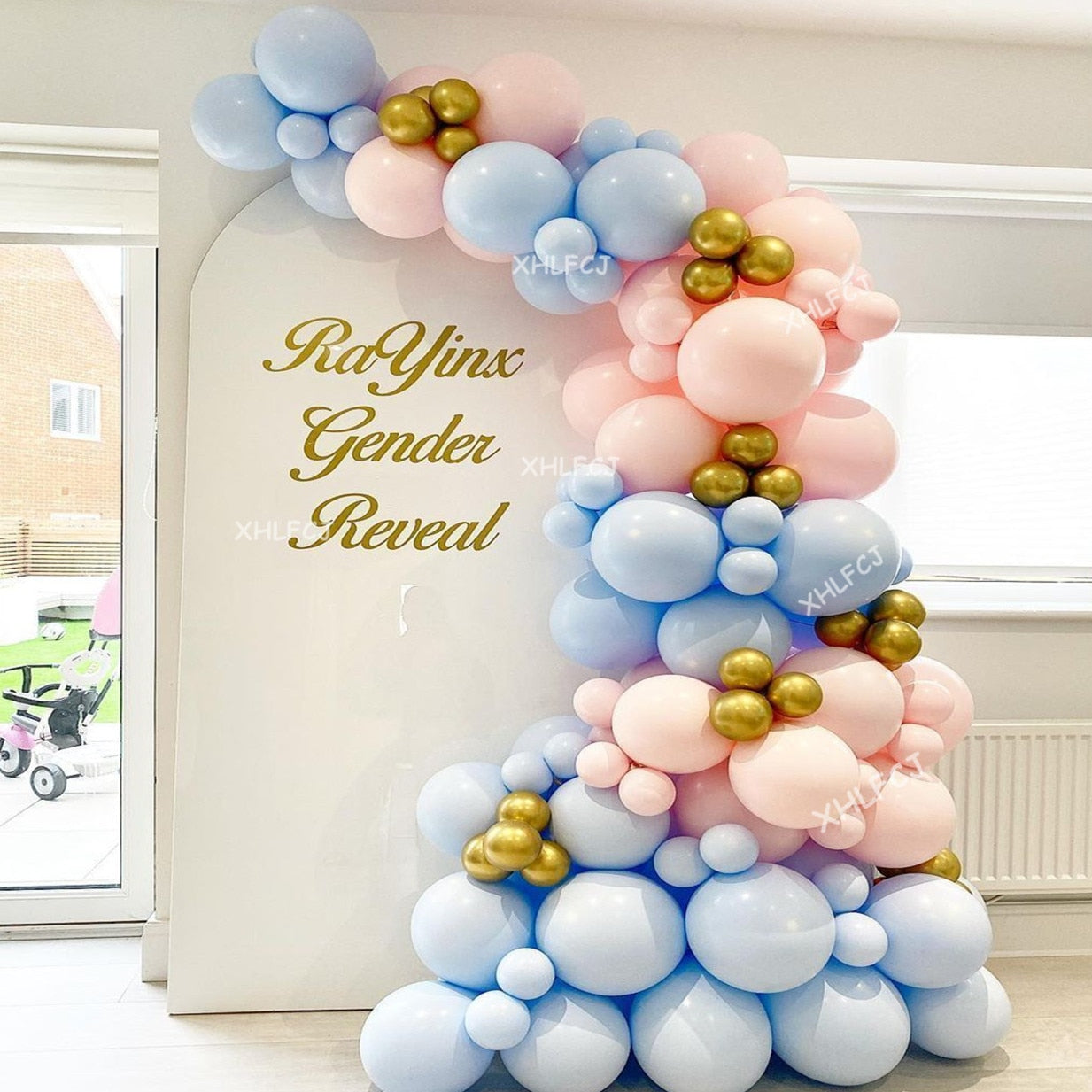 102pcs Macaron Blue Orange Balloon Garland Arch Gold Metallic Chrome Balloons Wedding Baby Shower Birthday Party Decor Globos PartyDecorHQ