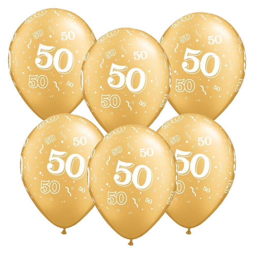 Pcs Inch Gold Blsck Birthday Balloons th Year Old Party Decorations Helium Latex Globos Home Decors 