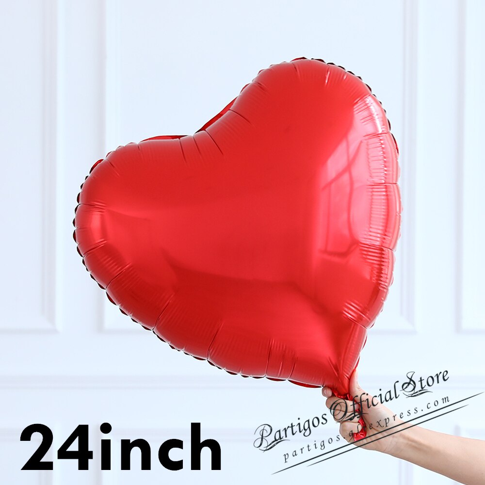 pcs inch/ cm Red heart balloons helium foil globos Wedding Valentines Day party decor bridal decorations 