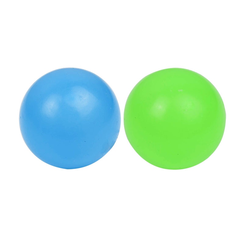 cm Luminous Balls High Bounce Glowing Stress Ball Sticky Wall Home Party Decoration Kids Gift Anxiety Toy Glow Dark 