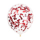 5pcs red confetti