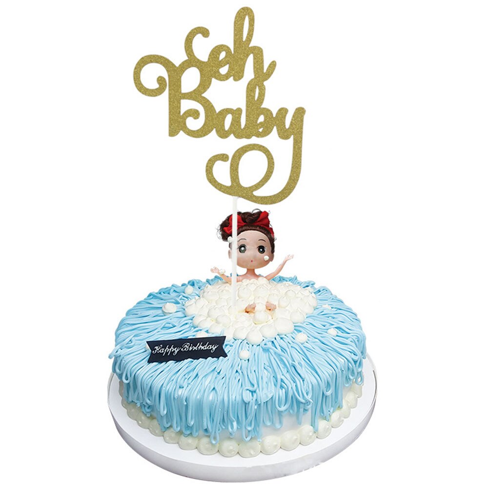 PC Happy Birthday Party Cake Topper Glitter bride th Anniversary Decoration Wedding 