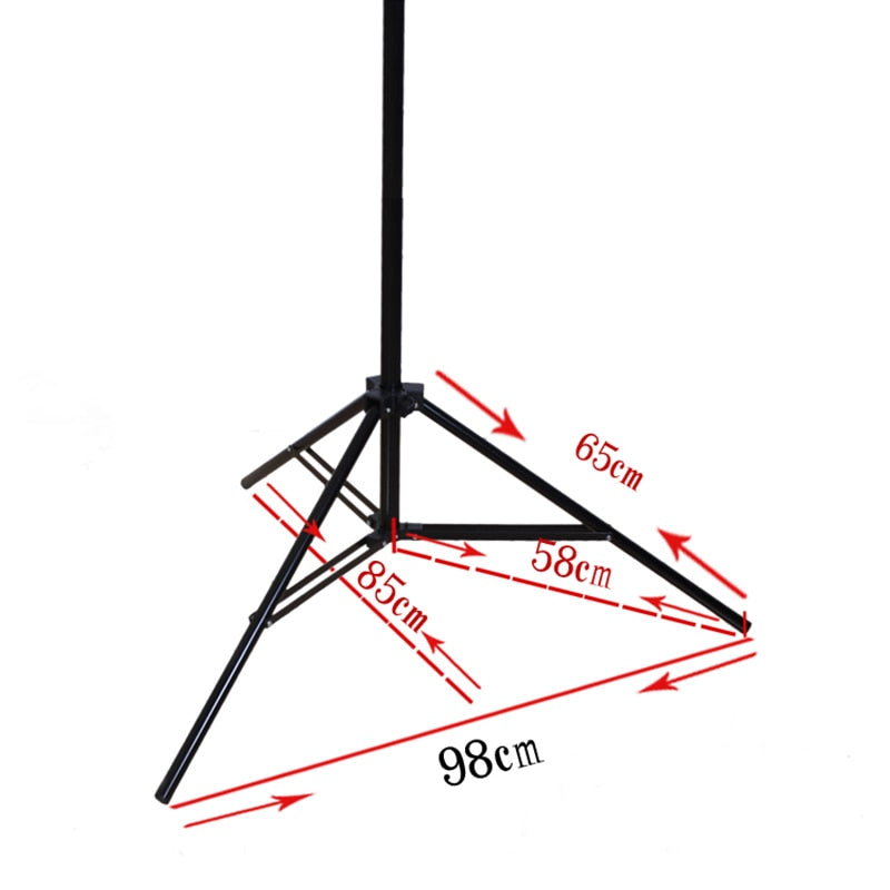 3*2.6m/10*8ft Backdrop stent Background Support System 2 light stands + 1 cross bar + big bag PartyDecorHQ