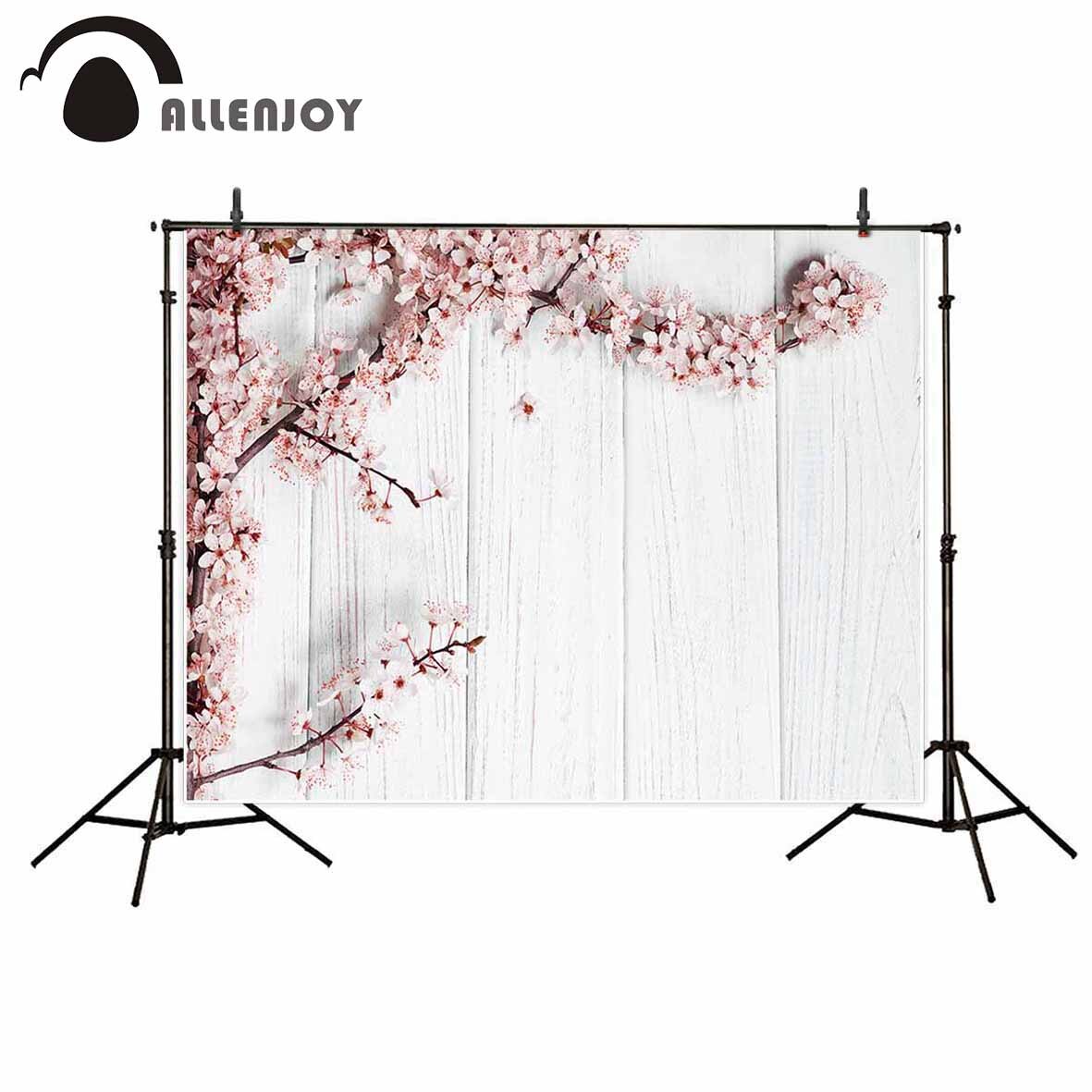 pink flowers white wooden background baby photo fund photography vinyl photocall 