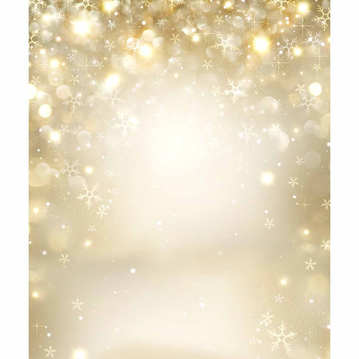 photography backdrops Snowflake golden shiny glitter winter background photocall decorations home 