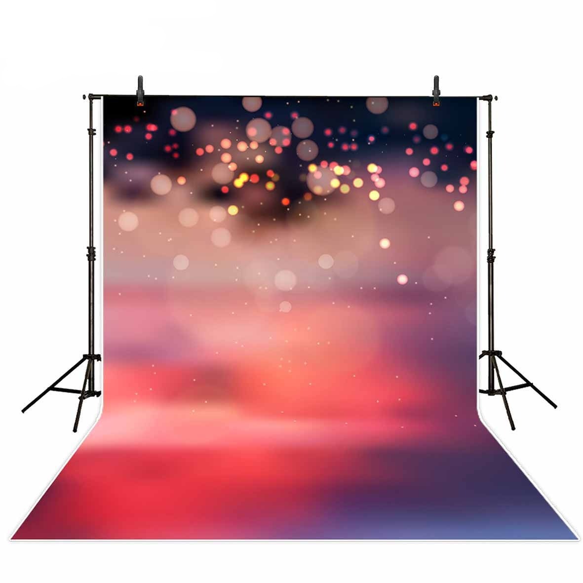 photography backdrops Shiny bokeh red purple golden dots background photocall backdropphotocall fond studio photo PartyDecorHQ