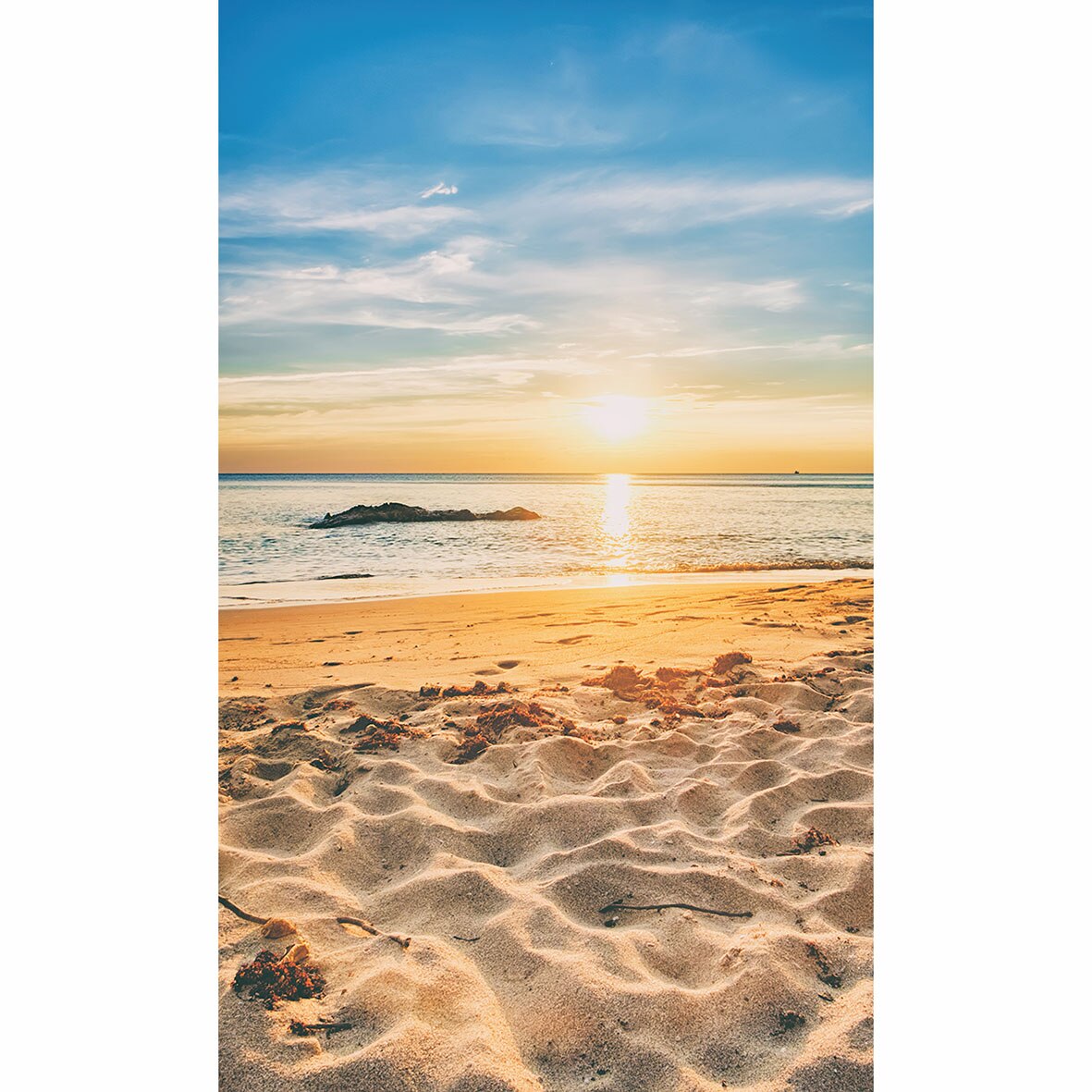 Photo background Beach seaside sunset rock camera photographic photo shoot studio 