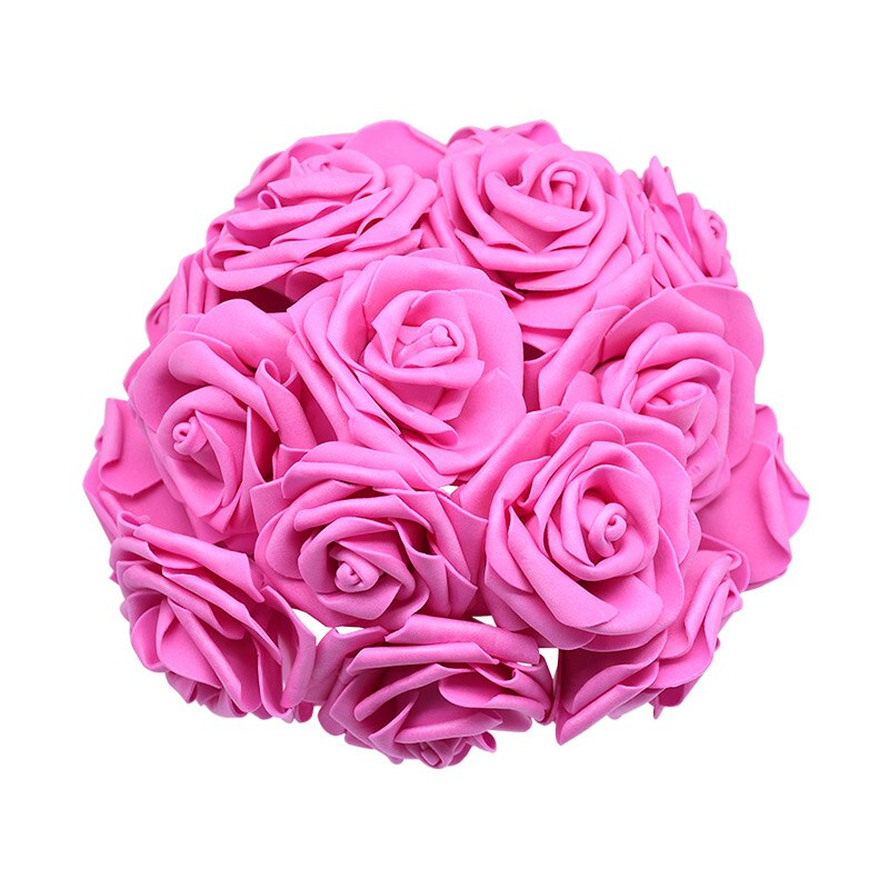 pcs cm Artificial Foam Rose Flower Wedding Decoration Bridal Bouquet DIY Wreath Craft Home Garden Decor Fake Floral 