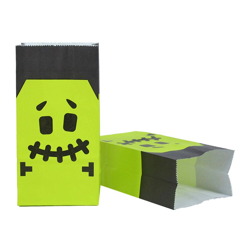 pcs Halloween Paper Bag Ghost Pumpkin Spider Candy Bags Party Trick Treat Cookie Gift Packaging Decor Supplies 