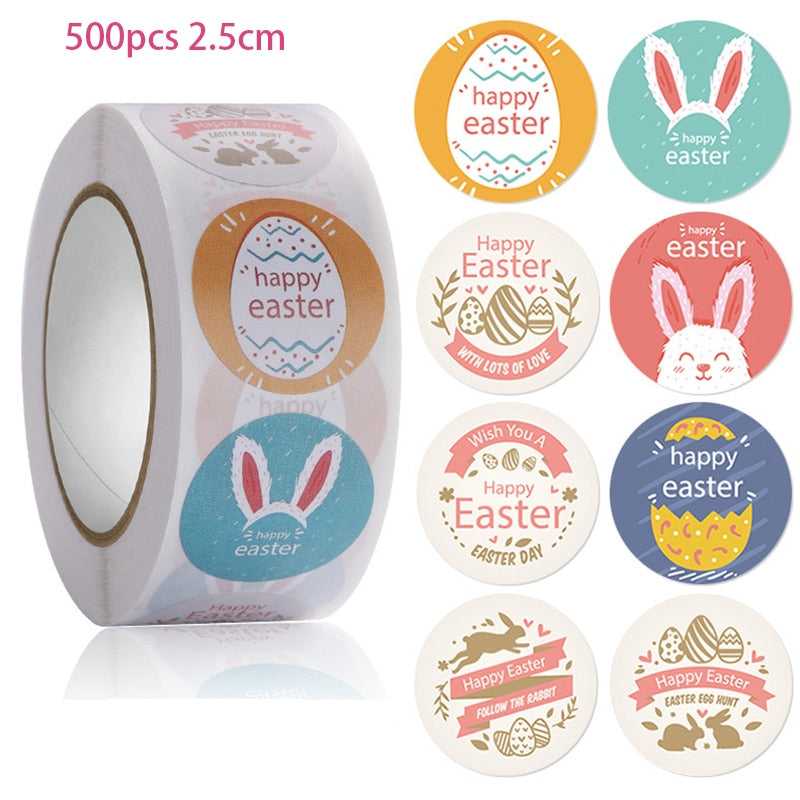 WEIGAO Pink Rabbit Candy Bags Easter Party Decorations Bunny Egg Carrot Pattern Plate Cup Napkin Happy Favors 